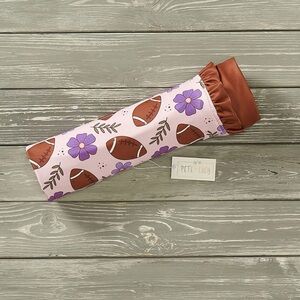 Keep your little one warm and comfortable, flowers and football minky